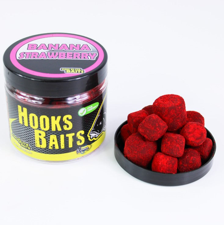 Háček Pellets práškové Pro Elite Baits Banán Strawberry 14-20 mm