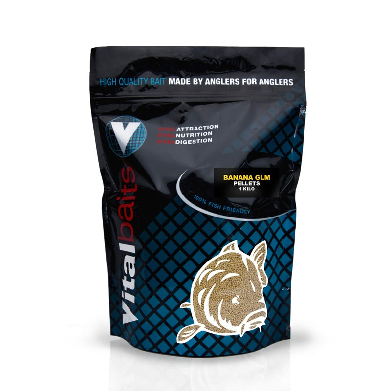 Micro Pellets Vitalbaits Banán GLM 2 mm