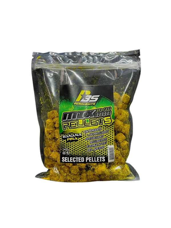 Mix Pellets Peralbaits Banán Ananas 14-20 mm