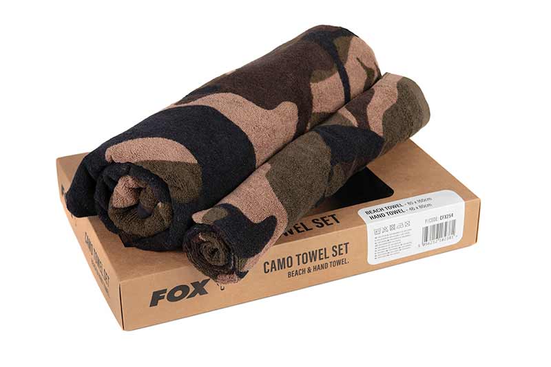 Balení ručníků Fox Kamufláž