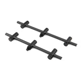 Balení 2 Buzz bars nastavitelný Fox Black Label Uhlík 3 Kaprové 22 - 25 cm