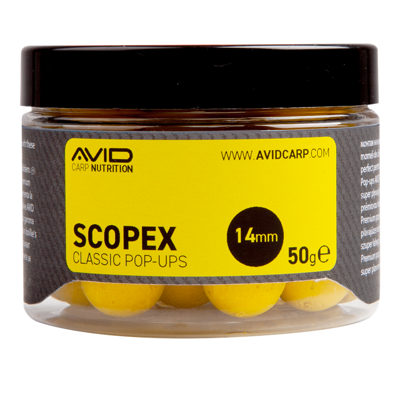 Pop ups Avid Carp Scopex 14 mm - Tienda Carpfishing