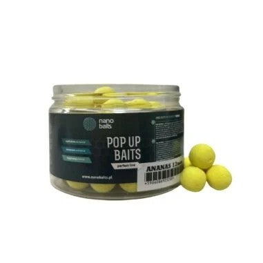 Pop Ups Nano Baits Ananasově žlutá 15 mm