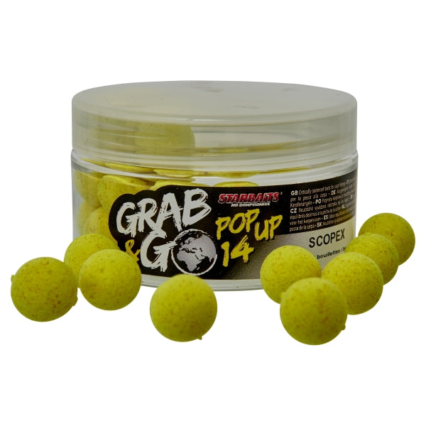 Pop Ups Starbaits Grab Go Scopex 14 mm