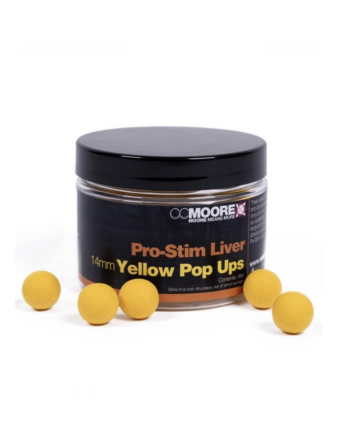 Pop ups Ccmoore Pro-Stim Liver Žlutá 14 mm