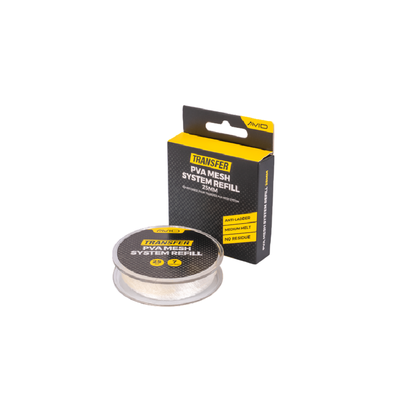 Výměna síťky Pva Avid Carp 25 mm