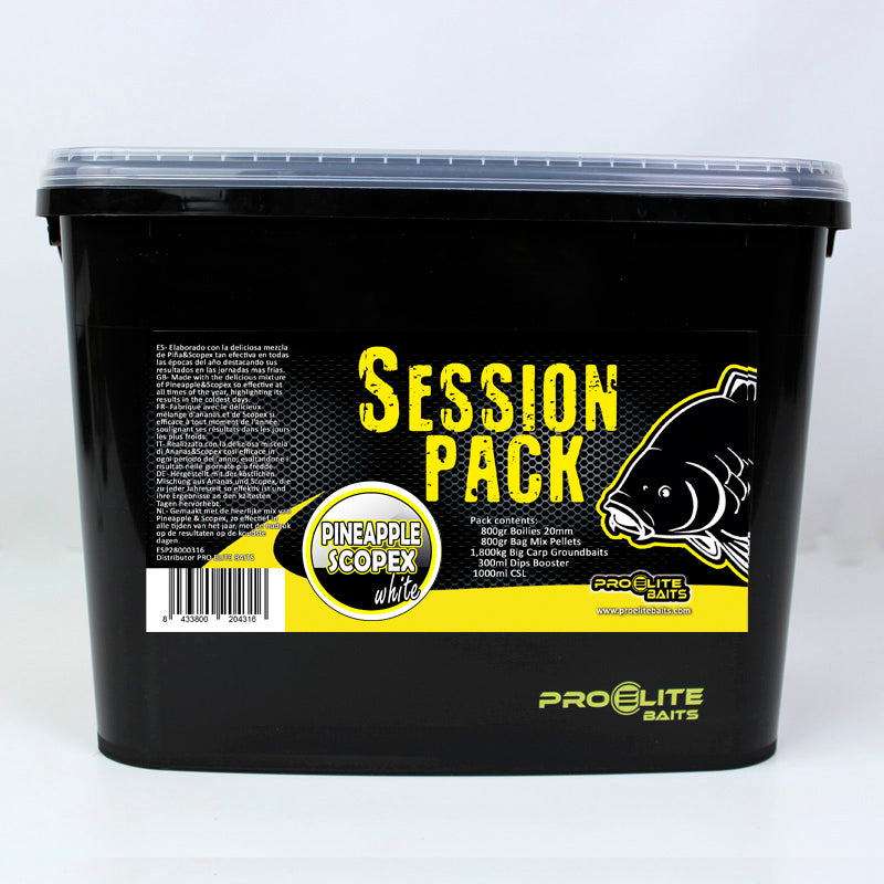 Session Pack Pro Elite Baits Ananas Scopex Bílá