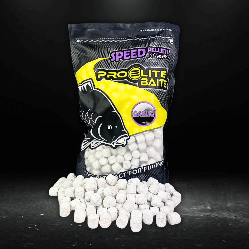 Rychlost Pellets Pro Elite Baits Garlic 20 mm 4,5 Kg