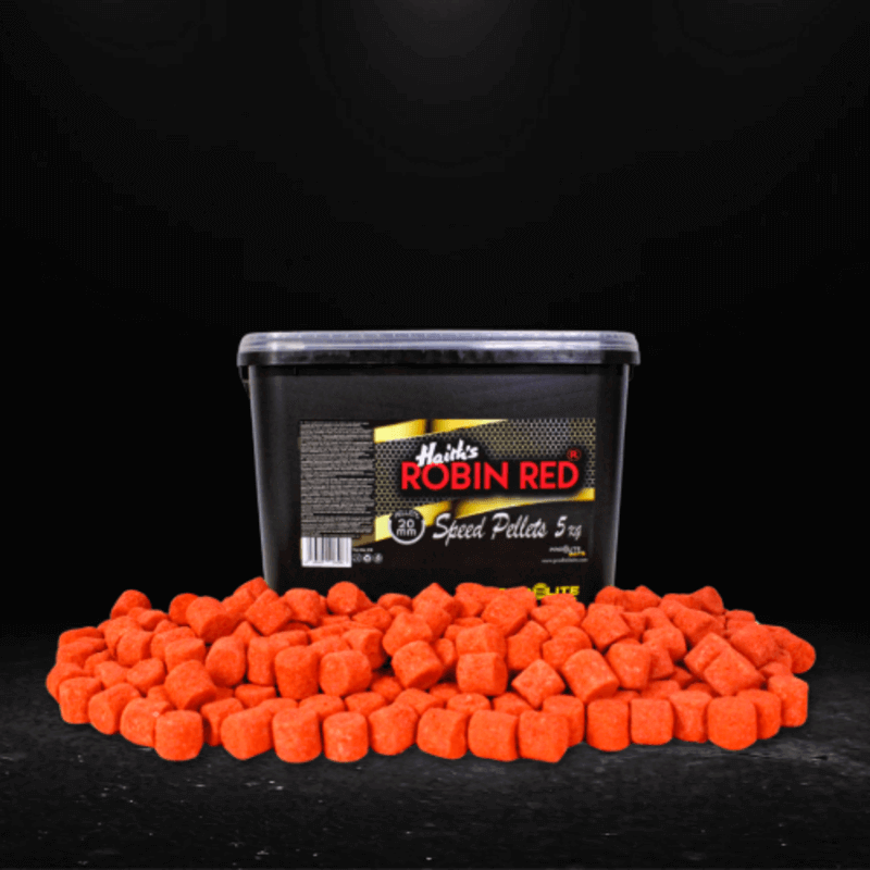 Rychlost Pellets Pro Elite Baits Gold Robin Red 20 mm 5 Kg