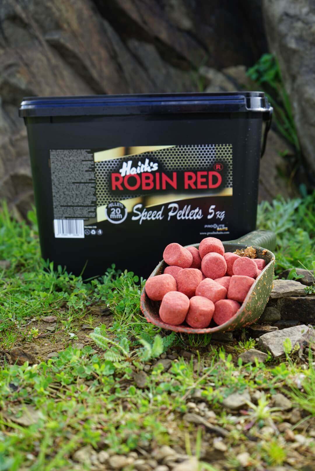 Rychlost Pellets Pro Elite Baits Gold Robin Red 20 mm 5 Kg