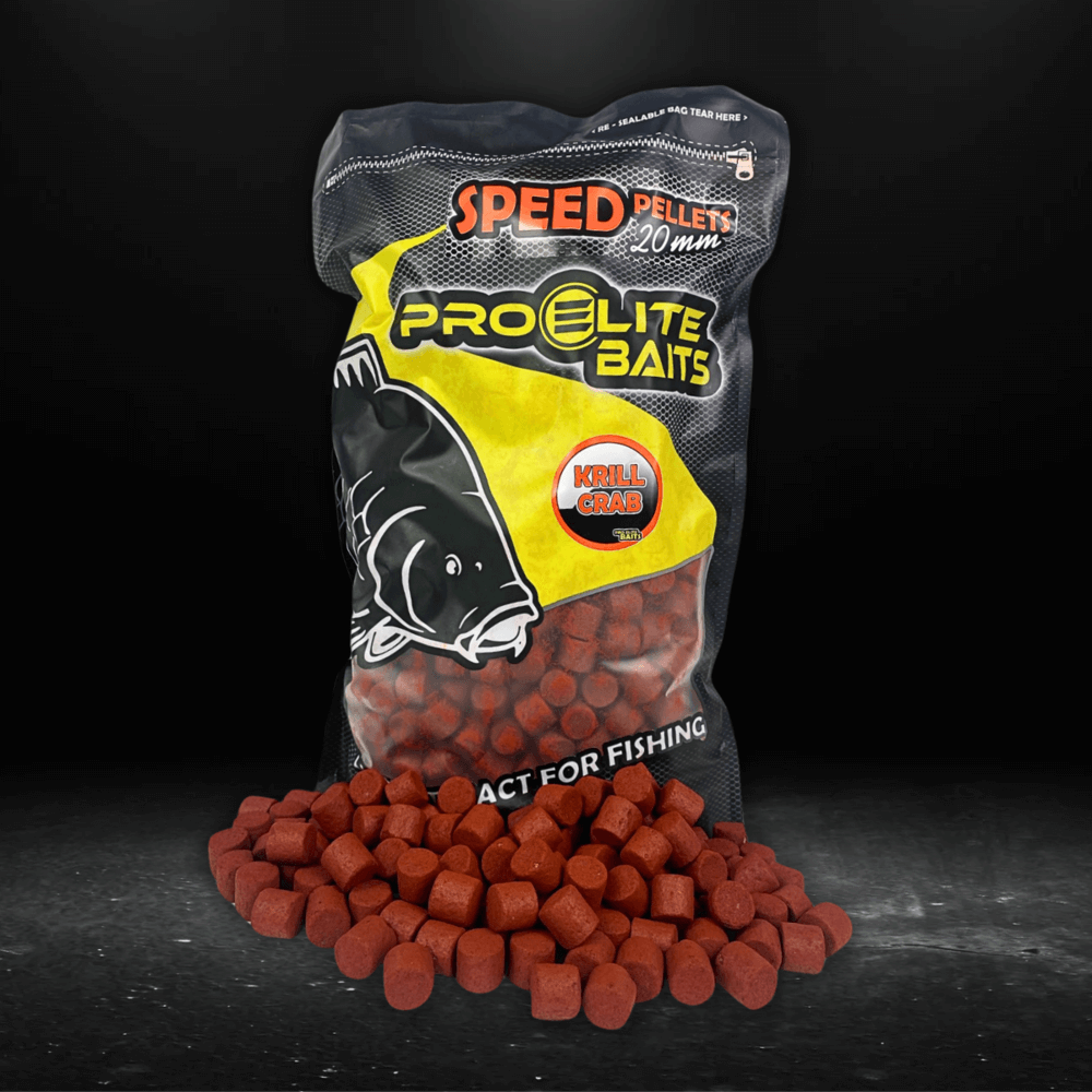 Rychlost Pellets Pro Elite Baits Krill Crab 20 mm 4,5 Kg