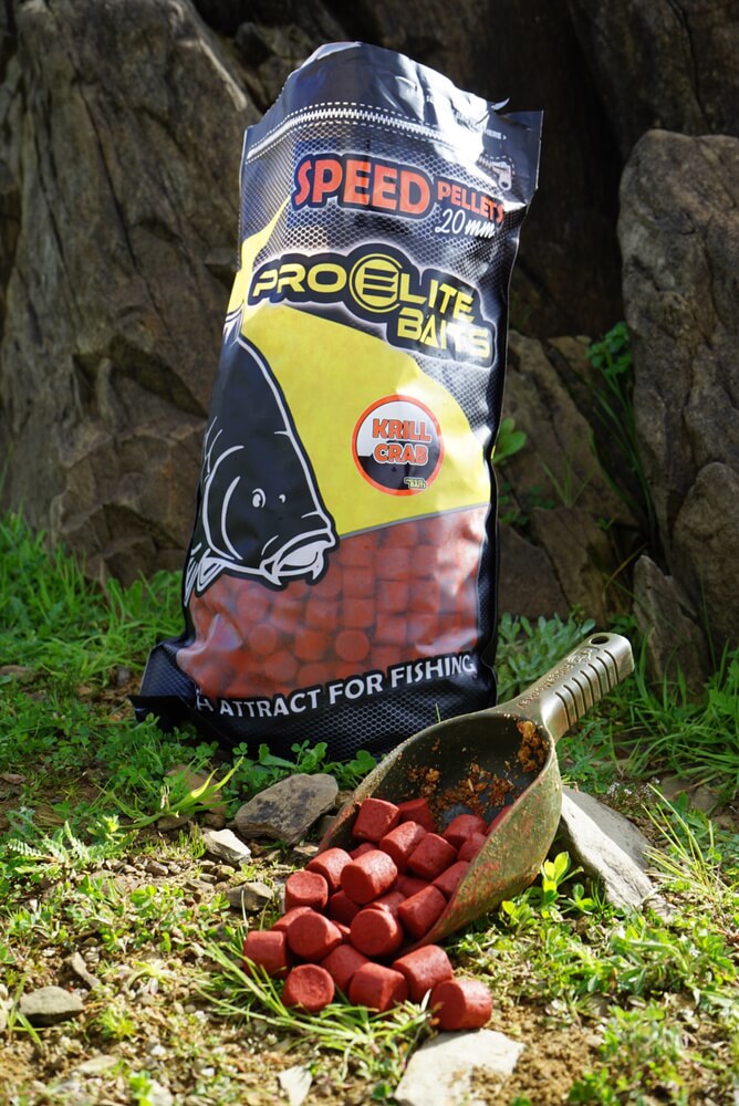 Rychlost Pellets Pro Elite Baits Krill Crab 20 mm 4,5 Kg