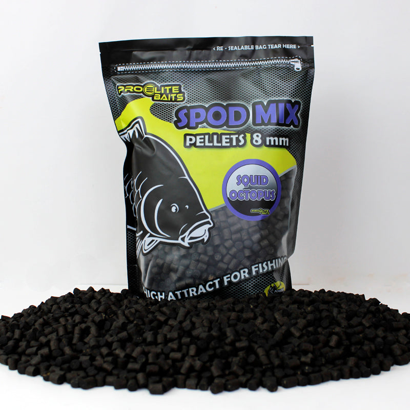 Pellets Spod Mix Pro Elite Baits Squid Chobotnice 8 mm