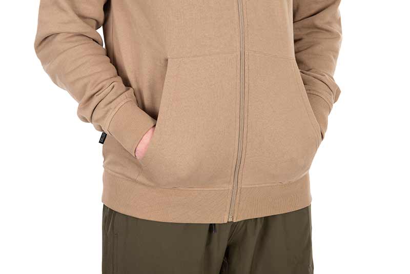 Mikina Fox LW Tan Ltd Edition mikina na zip s kapucí