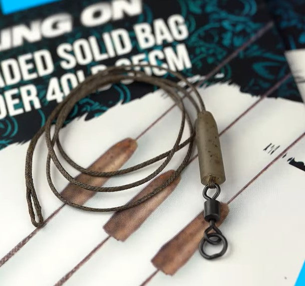 Bezolovnatý Solid Bag Leader Přilnavost Nash 40 lb