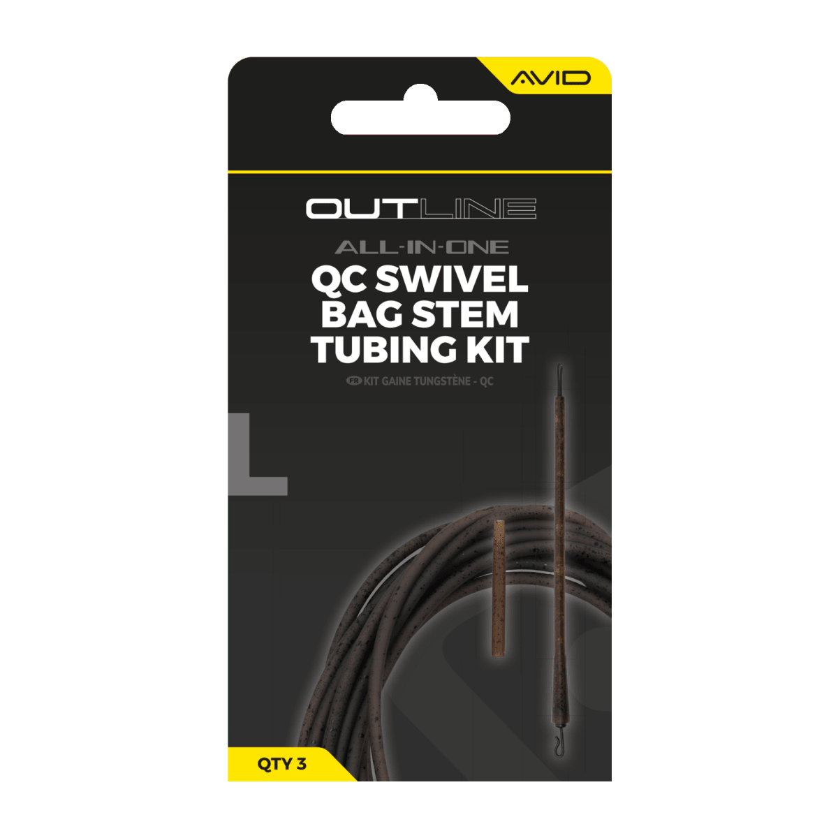 Bag Stem Tungsteno Tubing Kit Avid Carp Outline QC - Tienda Carpfishing