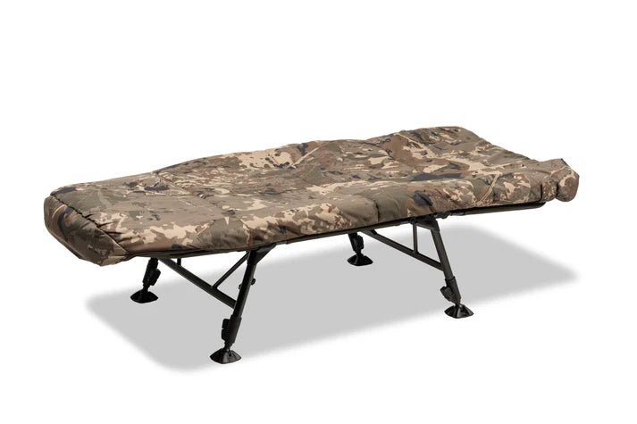Bed Chair Nash Indulgence 4 Junior Sleep System Camo - Tienda Carpfishing