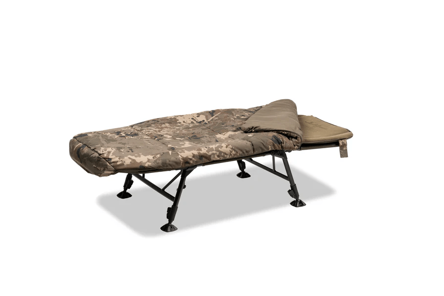 Bed Chair Nash Indulgence 4 Junior Sleep System Camo - Tienda Carpfishing