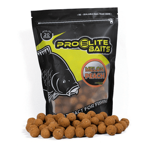 Boilies Pro Elite Baits Melon & Peach 20 mm - Tienda Carpfishing