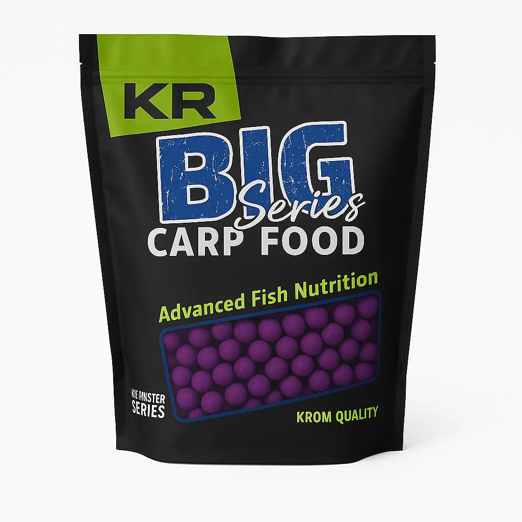 Boilies Solubles Krom Quality KR500 Squid & Plum 16 mm 2,5KG - Tienda Carpfishing