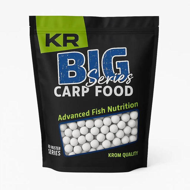 Boilies Solubles Krom Quality White Boom 12 mm 2,5KG - Tienda Carpfishing