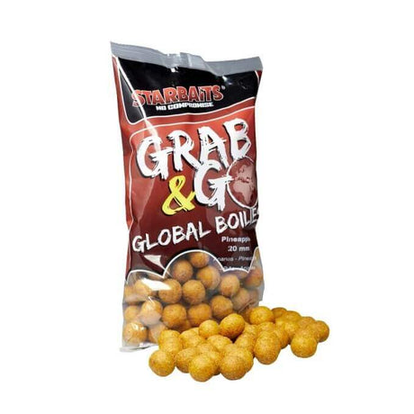 Boilies Starbaits Grab Go Global Piña 20 mm - Tienda Carpfishing
