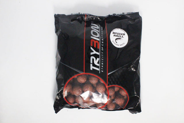 Boilies Trybion Spices Krill 1 Kg - 20 mm - Tienda Carpfishing