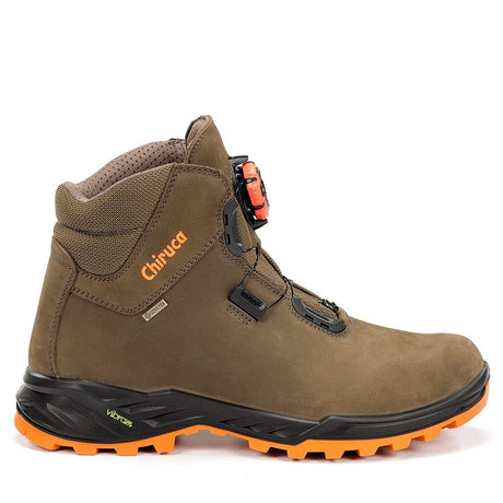 Botas Chiruca Cares Boa Hi Vis 08 Gore - Tex Verde y Naranja - Tienda Carpfishing