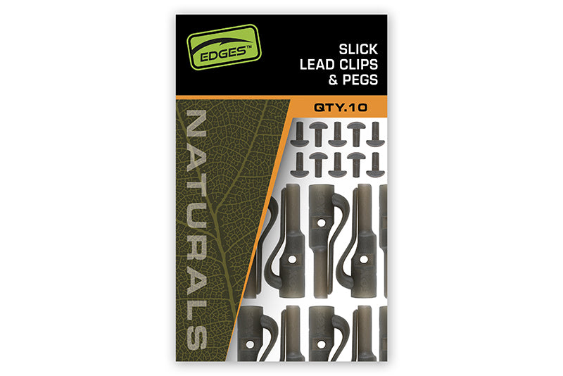 Material de montaje Fox Edges Naturals Slik Lead Clip + Pegs