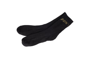 Calcetines Fox 3 - Pack Negros - Tienda Carpfishing