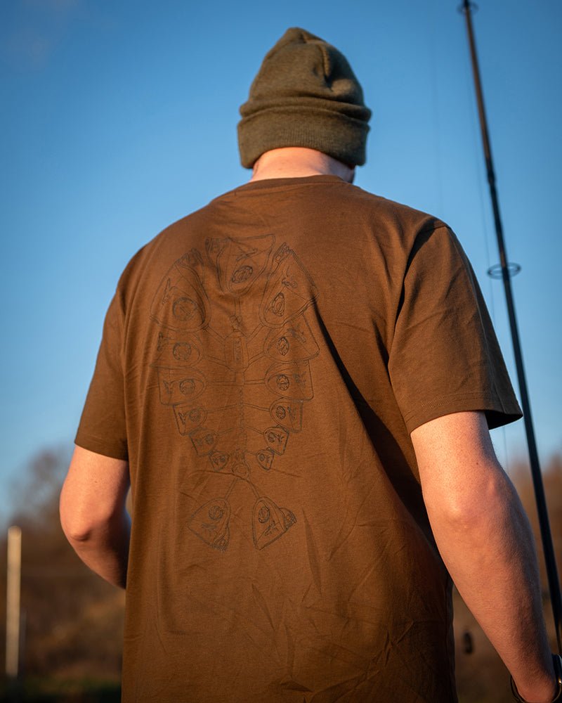 Camiseta Fox Caqui Indicator T - Tienda Carpfishing