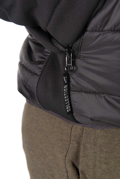 Chaqueta Fox Collection Hybrid Negro/Naranja - Tienda Carpfishing