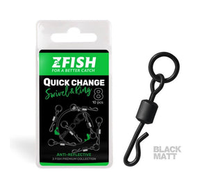 Enganche rápido con anilla Zfish 8 - Tienda Carpfishing