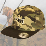 Gorra Vass VB691 Peak Camo Negra - Tienda Carpfishing