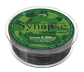 Hilo Katran Synapse Wild Carp Camo 0,30 mm 1000 m - Tienda Carpfishing