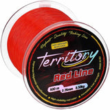 Hilo Mikado Territory Rojo 600 m - Tienda Carpfishing