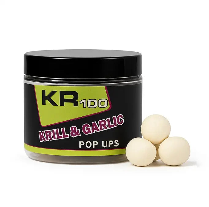 Pop Ups Krom Quality KR100 Krill & Garlic Bílá 20mm