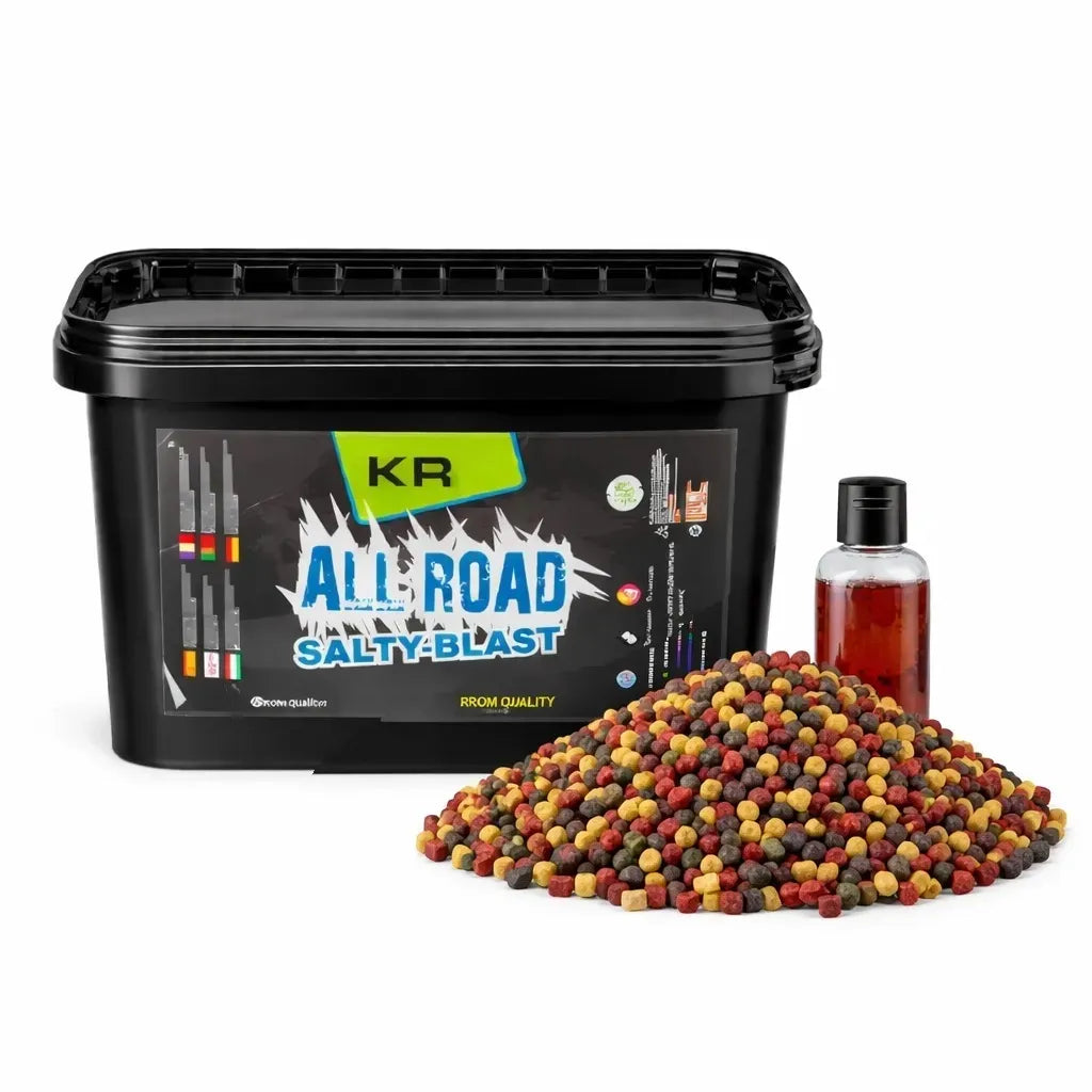 míchat Pellets Krom Quality All Road Salty Blast 3 kg