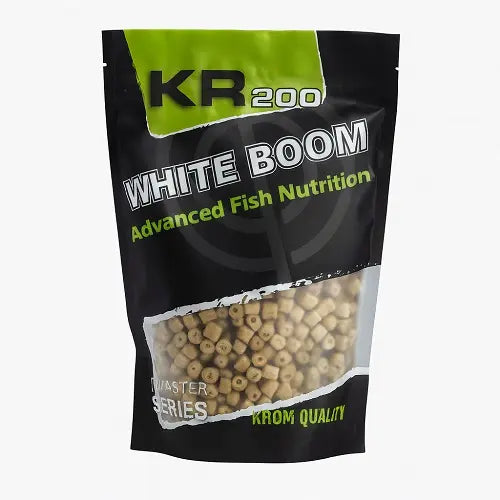 Pellets Krom Quality KR200 moc White Boom 8MM 800G