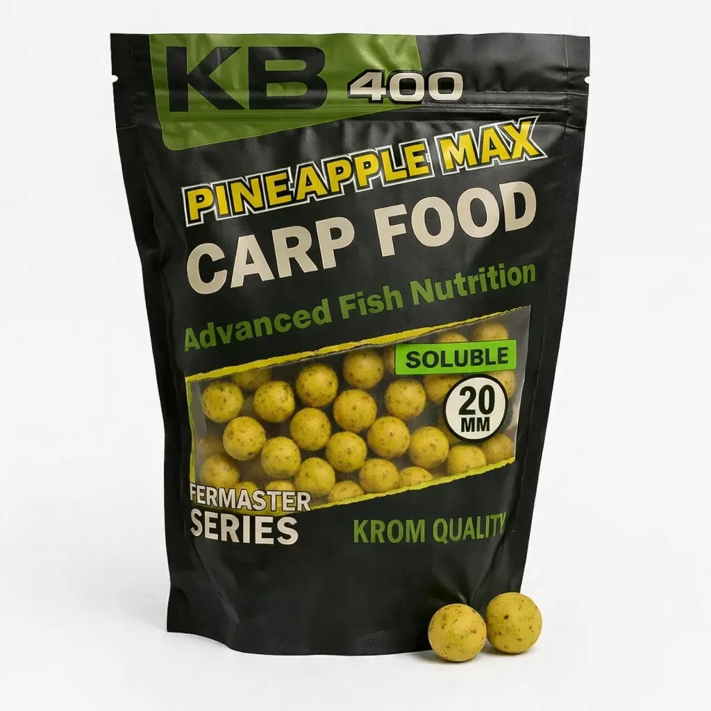 Boilies Rozpustný Krom Quality KR400 Pineapple Max 20mm 800G