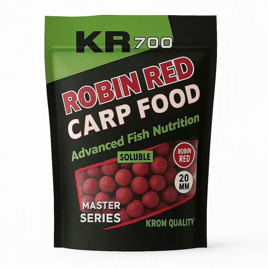 Boilies Rozpustný Krom Quality KR700 Robin Red 20mm 800G