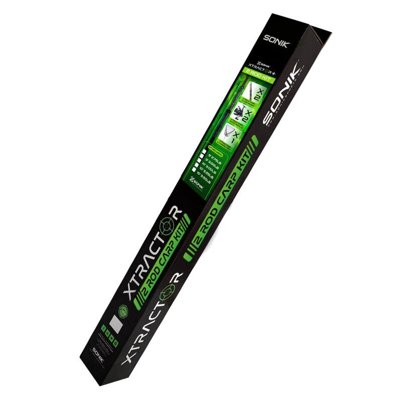 Kit Sonik Xtractor+ 9 pies 3 lb 2 cañas - Tienda Carpfishing