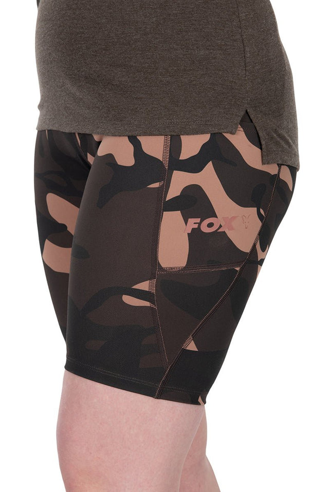 Leggins Fox Cortos Camo para Mujer - Tienda Carpfishing