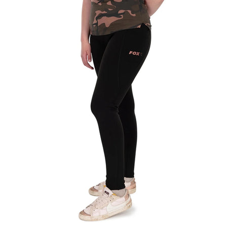 Leggins Mujer Fox Black Lined - Tienda Carpfishing