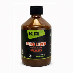 Líquido Krom Quality Pure Liver Carp Food 600 ml - Tienda Carpfishing