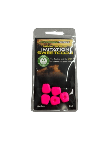 Maiz flotante Enterprise Mega Imitacion Rosa - Tienda Carpfishing