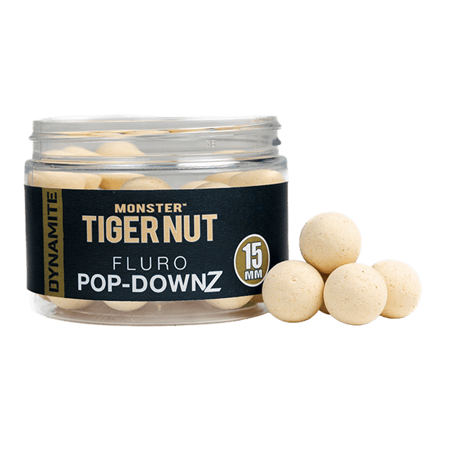 Pop Downz Dynamite Baits Monster Tigernut Fluoro 15 mm - Tienda Carpfishing
