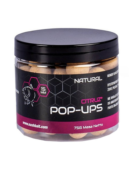 Pop Ups Nash Citruz Natural 15 mm - Tienda Carpfishing