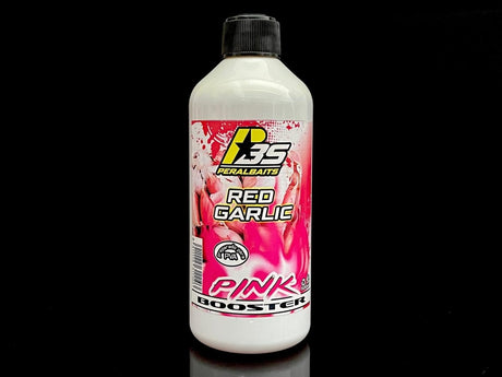 Remojo Booster Pink Peralbaits Red Garlic 500 ml - Tienda Carpfishing