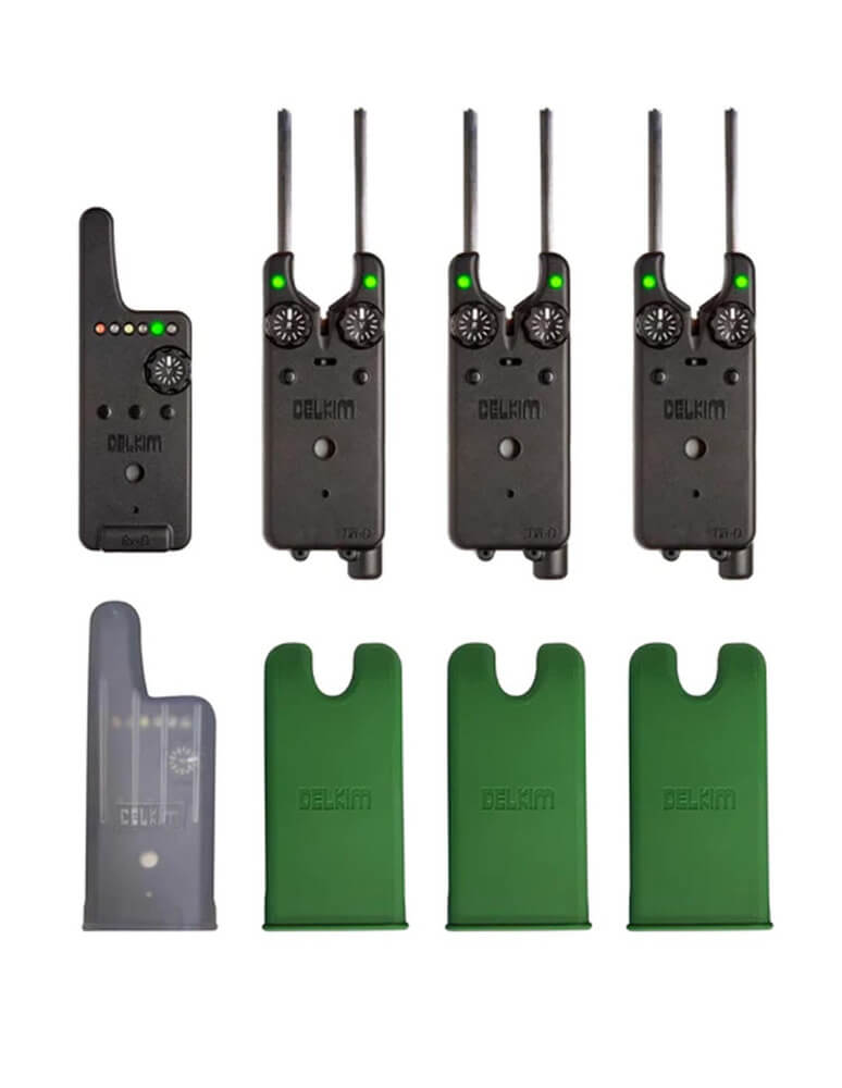 Set de alarmas 3+1 Delkim Digital Txi - D Verde - Tienda Carpfishing